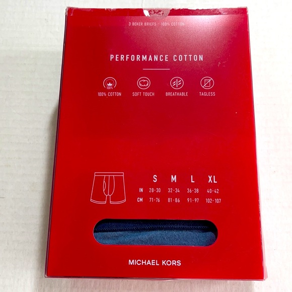 MICHAEL KORS Performance Cotton 3pack BoxersM,L,XL - Picture 5 of 6